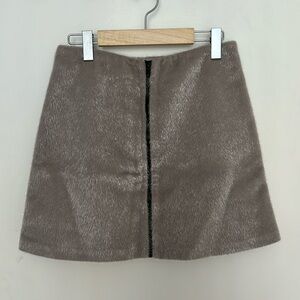 Topshop Faux Fur Skirt